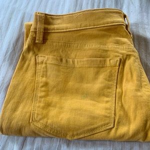 Mustard Yellow Jeans from the loft.